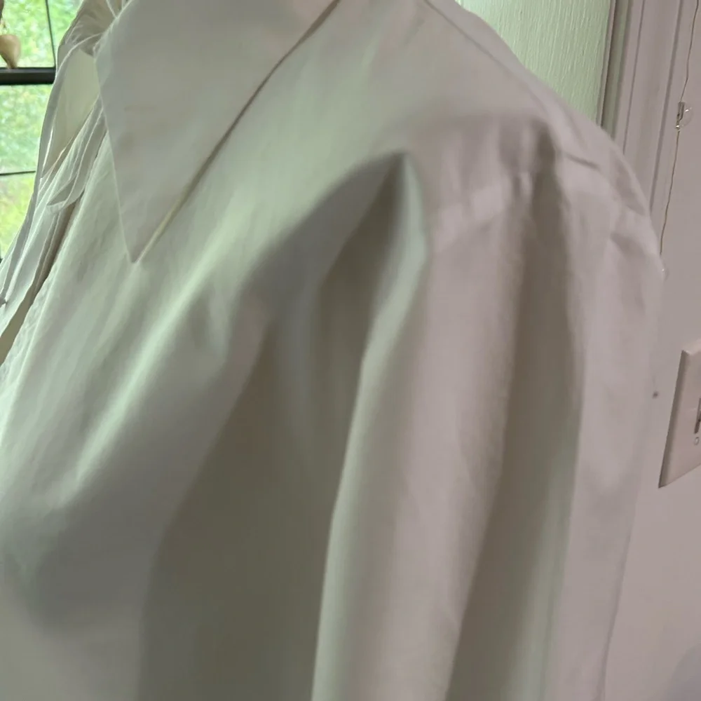 White long sleeves Zara shirt! Size M - Picture 7 of 12